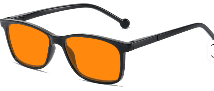 100% Blue Light Blocking Glasses – Dark Square Frame