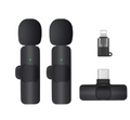2.4 GHz Wireless Lavalier Mikrofon für iPhone & USB-C | Dual Mic