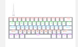 T-WOLF T60 Gaming Mechanical Keyboard – Hot-Swap RGB 63 Keys Blue Switch