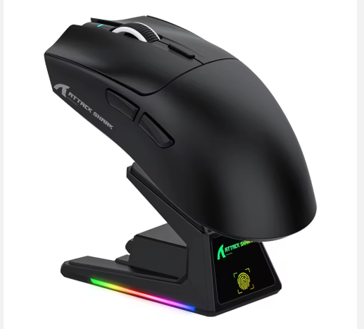 ATTACK SHARK X1 Tri-Mode Gaming-Maus 40000DPI PAW3395PRO