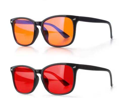 100% Blue Light Blocking Glasses – Dark Square Frame