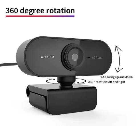 HD 1080p Mini-USB-Webcam mit Mikrofon