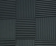 Acoustic Foam Wedge Panels – 12 Pack | High Density Sound Proof with Self-Adhesive