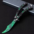 OEM Customizable Butterfly Practice Knife – CS:GO Style