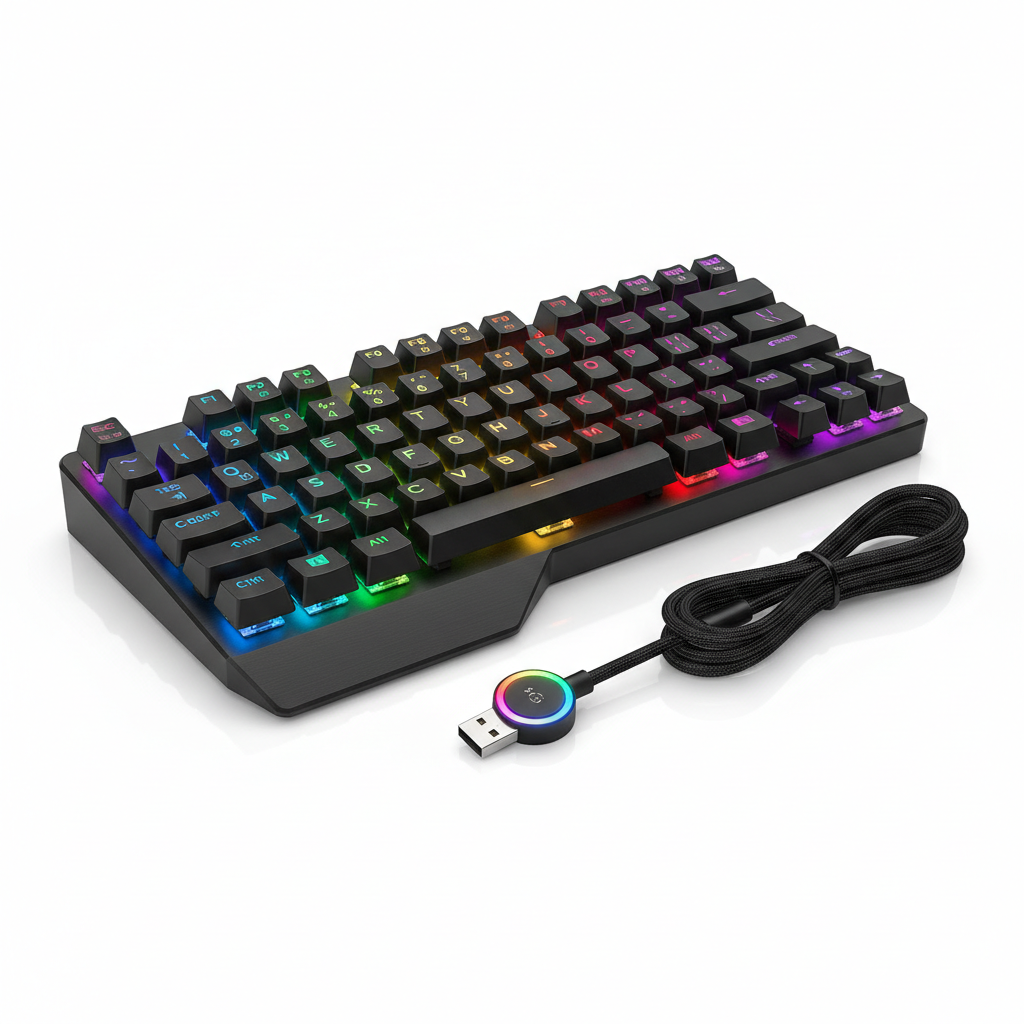 61-Key RGB Mechanical Gaming Keyboard
